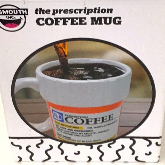 Coffee Lover’s Prescription Mug, Fun Humorous Gift. Boxed Mom, Dad, Office. - Picture 3 of 7